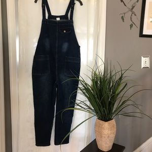 Adorable ladies denim overalls